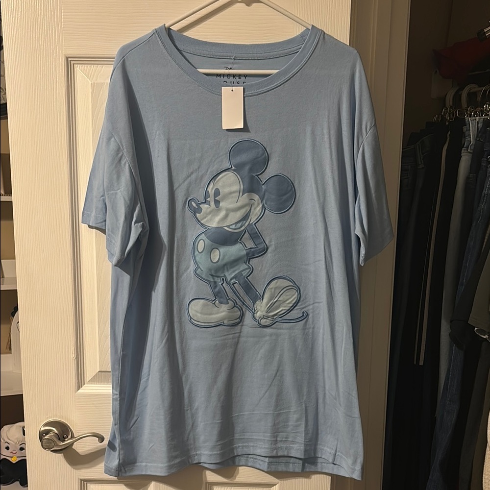 Blue Mickey Mouse T-Shirt